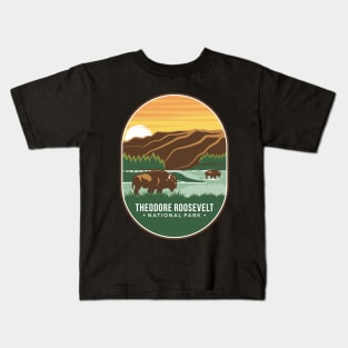 Theodore Roosevelt National Park Kids T-Shirt